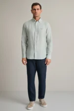 ΠΟΥΚΑΜΙΣΟ COMFORT FIT-ΠΡΑΣΙΝΟ ΑΠΑΛΟ