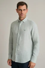 ΠΟΥΚΑΜΙΣΟ COMFORT FIT-ΠΡΑΣΙΝΟ ΑΠΑΛΟ