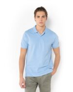 ΜΠΛΟΥΖΑ POLO PIQUE REGULAR FIT-SKY BLUE