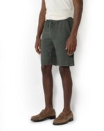 ΒΕΡΜΟΥΔΑ ΛΙΝΗ CHINOS ΕΛΑΣΤΙΚΗ ΜΕΣΗ REGULAR FIT-ΠΡΑΣΙΝΟ