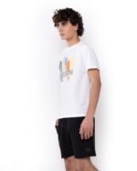 ΜΠΛΟΥΖΑ BOSTON PRINT REGULAR FIT-ΑΣΠΡΟ