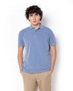 ΜΠΛΟΥΖΑ POLO PIQUE DELAVE REGULAR FIT-JEANS