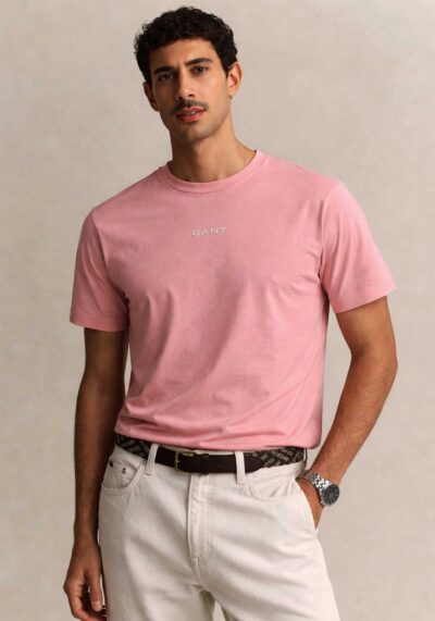 GANT Μπλούζα Small Graphic -  Sunset Pink