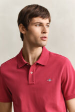 Gant Pique Polo T-shirt Muted Red-κοκκινο