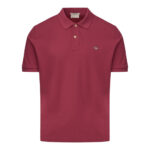 Gant Pique Polo T-shirt Muted Red-κοκκινο