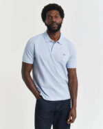 Gant Polo T-shirt Fresh Blue