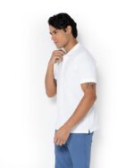 ΜΠΛΟΥΖΑ POLO PIQUE REGULAR FIT-ΑΣΠΡΟ