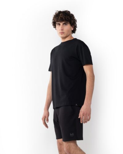 ΜΠΛΟΥΖΑ OVER T-SHIRT JERSEY-ΜΑΥΡΟ