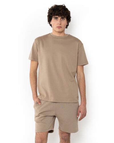 ΜΠΛΟΥΖΑ OVER T-SHIRT JERSEY-BEIGE