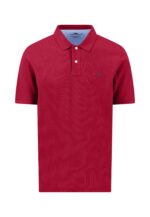 Πόλο από βαμβάκι με δομημένη επιφάνεια – Premium Cotton-κοκκινο