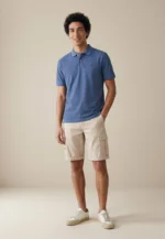 Πόλο από βαμβάκι με δομημένη επιφάνεια – Premium Cotton-jeans