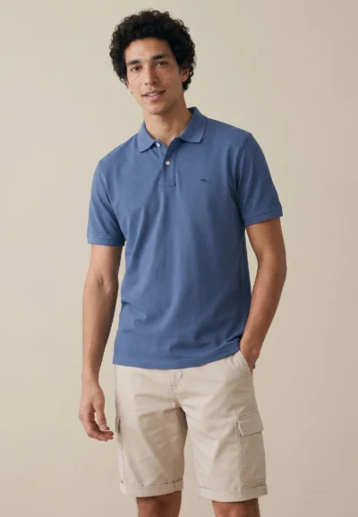 Πόλο από βαμβάκι με δομημένη επιφάνεια – Premium Cotton-jeans