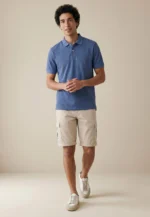Πόλο από βαμβάκι με δομημένη επιφάνεια – Premium Cotton-jeans