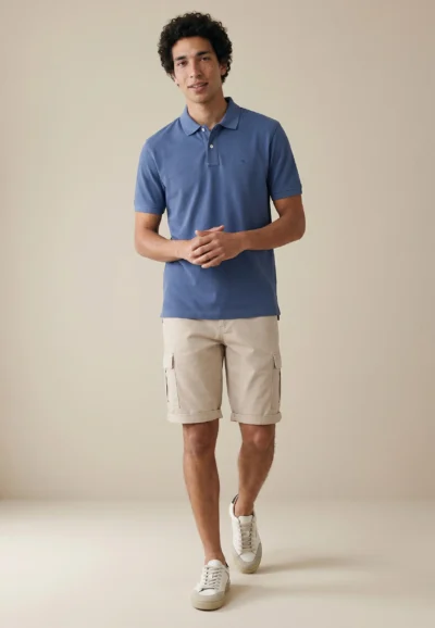 Πόλο από βαμβάκι με δομημένη επιφάνεια – Premium Cotton-jeans