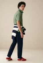 Πόλο από βαμβάκι με δομημένη επιφάνεια – Premium Cotton-πρασινο