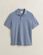 Gant Polo Μπλούζα Κοντομάνικη Steelblue