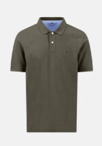 Fynch Hatton Polo Μπλούζα Dark Khaki