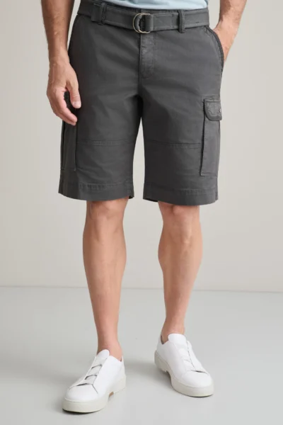 Cargo βερμούδα με matching ζώνη-Grey