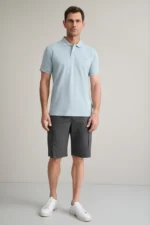 Cargo βερμούδα με matching ζώνη-Grey
