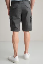 Cargo βερμούδα με matching ζώνη-Grey