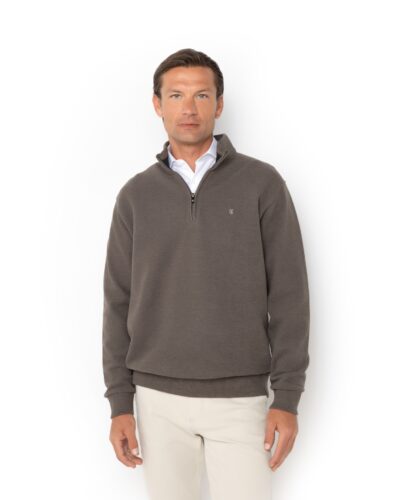 ΦΟΥΤΕΡ ΒΑΜΒΑΚΕΡΟ HALF ZIP REGULAR FIT-ELEFANT