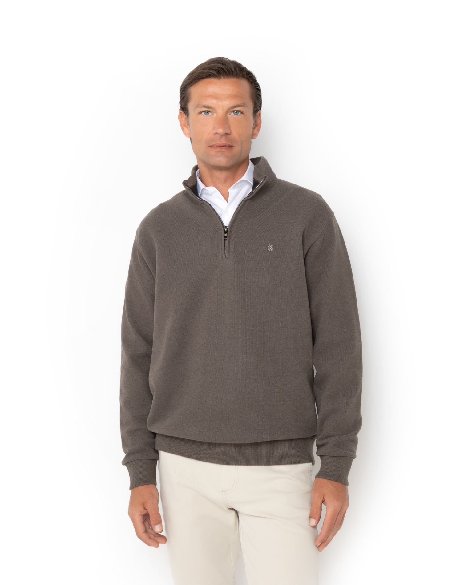 ΦΟΥΤΕΡ ΒΑΜΒΑΚΕΡΟ HALF ZIP REGULAR FIT-ELEFANT