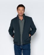 BIG & TALL ΜΠΟΥΦΑΝ BOMBER REGULAR FIT-ΠΡΑΣΙΝΟ ΣΚΟΥΡΟ