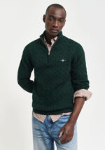 Gant Πουλόβερ Μακρυμάνικο Dark Green
