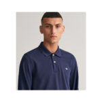 Gant Polo Μπλούζα Κοντομάνικη Navy Μπλε