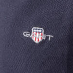 Gant Polo Μπλούζα Κοντομάνικη Navy Μπλε