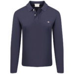 Gant Polo Μπλούζα Κοντομάνικη Navy Μπλε