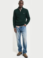 Gant Πουλόβερ Μακρυμάνικο Dark Green