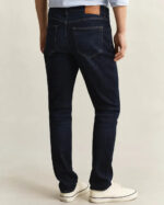 Gant Ανδρικό Παντελόνι Τζιν Slim Fit Μπλε Σκούρο