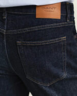 Gant Ανδρικό Παντελόνι Τζιν Slim Fit Μπλε Σκούρο