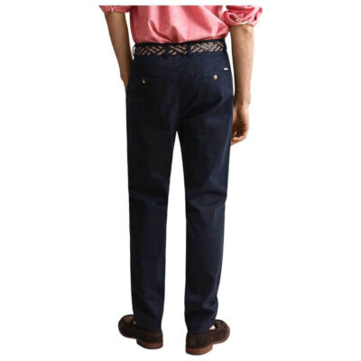 Ανδρικό Παντελόνι Chino Ελαστικό Slim Fit Μπλε
