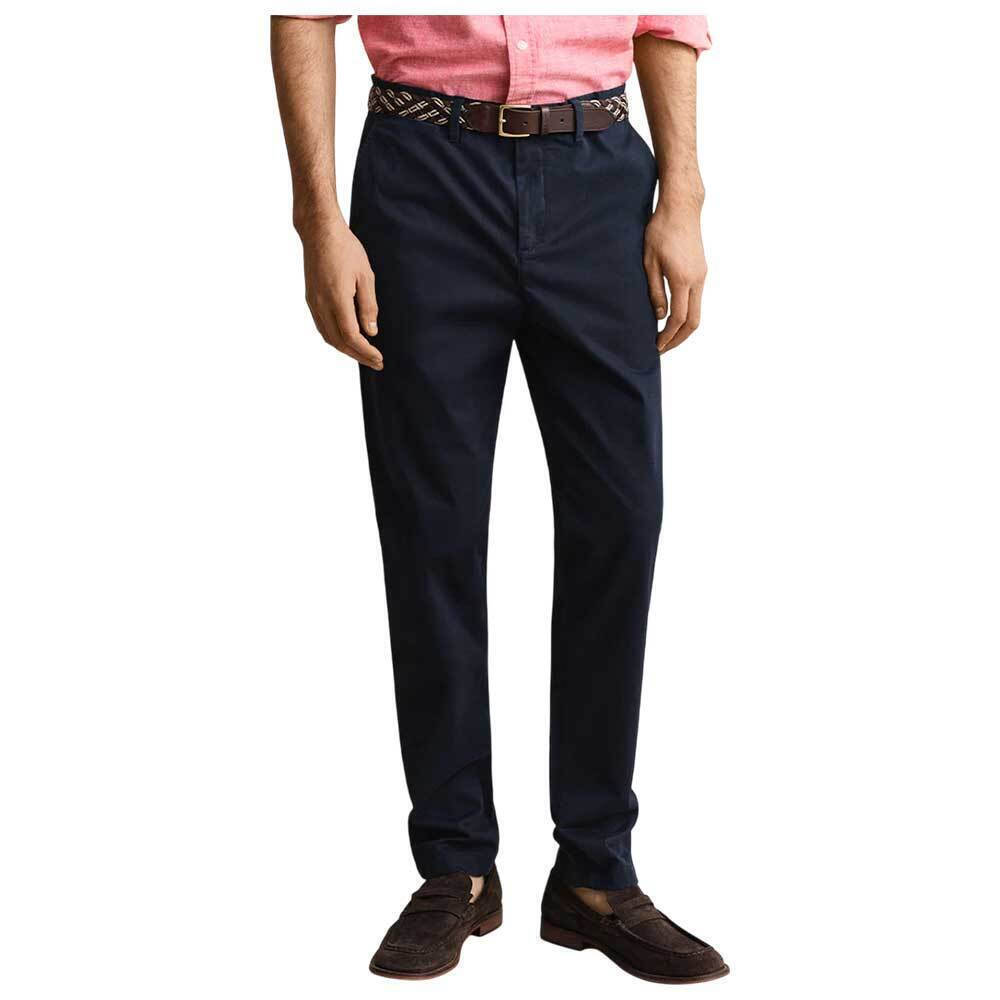 Ανδρικό Παντελόνι Chino Ελαστικό Slim Fit Μπλε