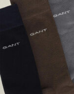 Gant Ανδρικές Κάλτσες Multi 3Pack-γκρι-καφε-μαυρο