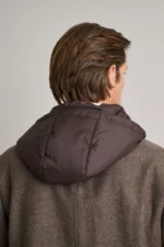 Υβριδικό overshirt jacket με αποσπώμενο τύπου γιλέκο-καφε