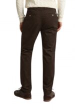 GANT SLIM FIT CLASSIC CHINO PANT BLACK BROWN-ΚΑΦΕ